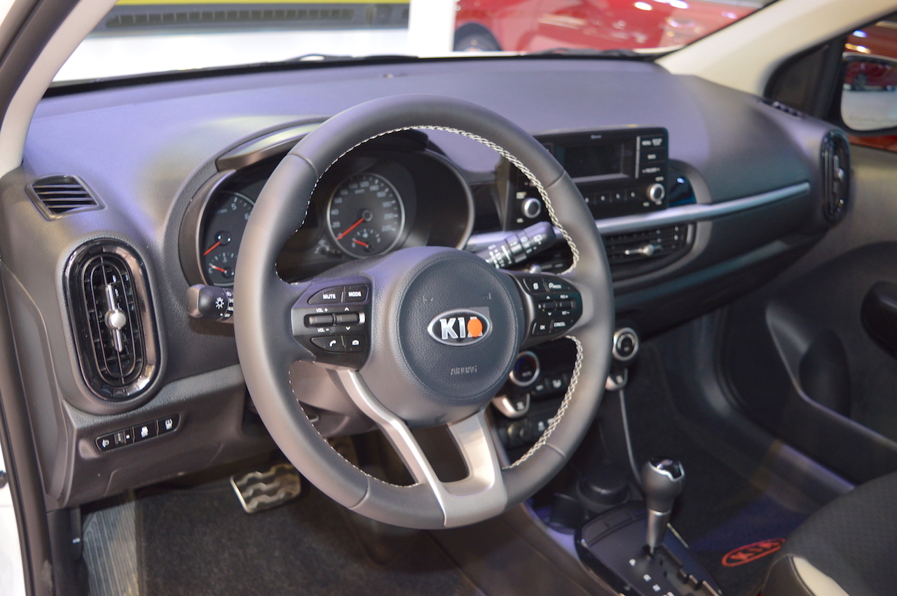 2017 Kia Picanto dashboard at 2017 Dubai Motor Show