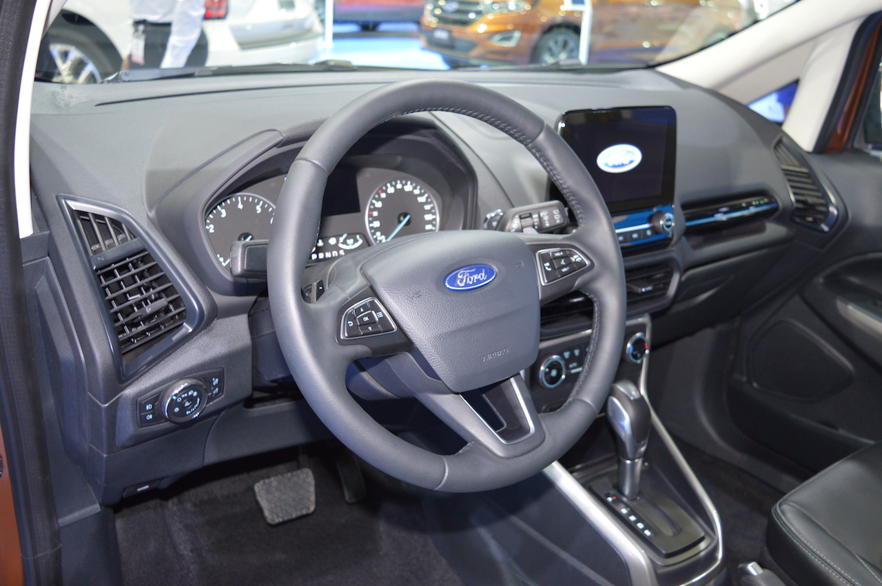 2018 Ford EcoSport dashboard at 2017 Dubai Motor Show