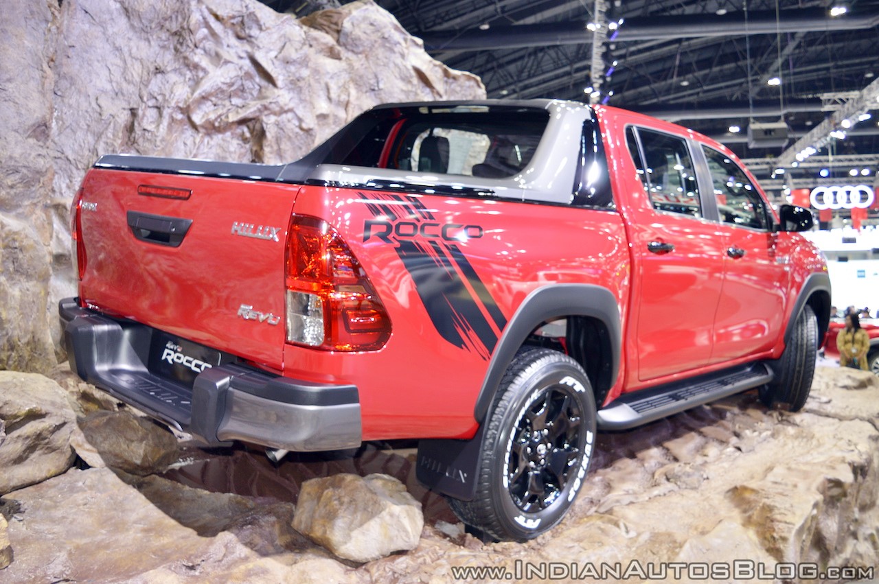 2018 Toyota Hilux Revo Rocco at Thai Motor Expo 2017 rear angle view