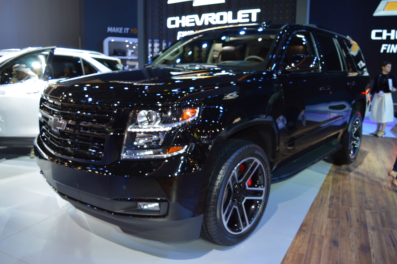 Chevrolet Tahoe RST showcased at the 2017 Dubai Motor Show