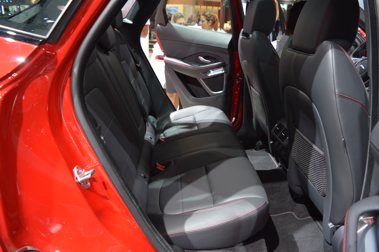 Jaguar E-Pace First Edition rear seats at 2017 Dubai Motor ...