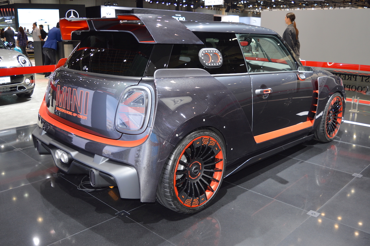 MINI John Cooper Works GP Concept rear three quarters right side at ...