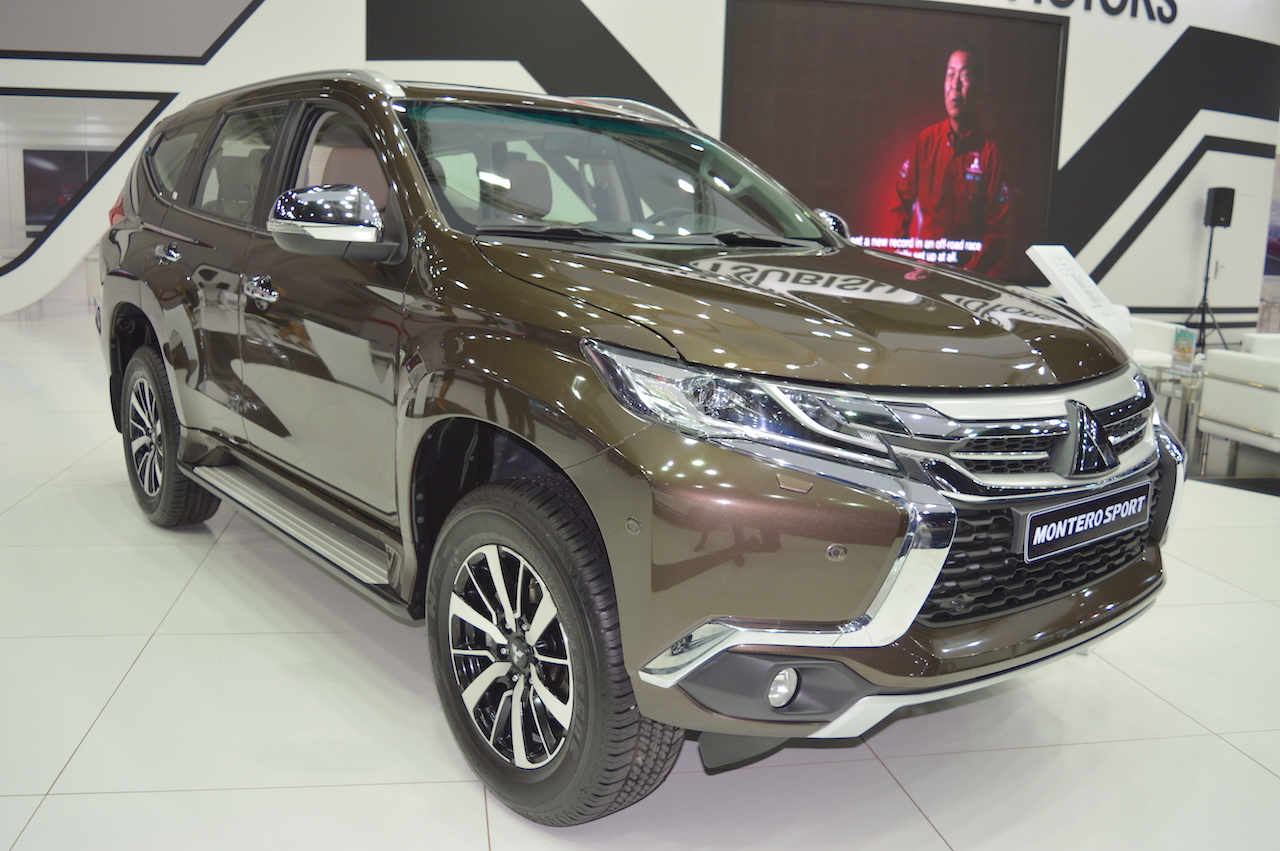 Mitsubishi Montero Sport showcased at the 2017 Dubai Motor Show