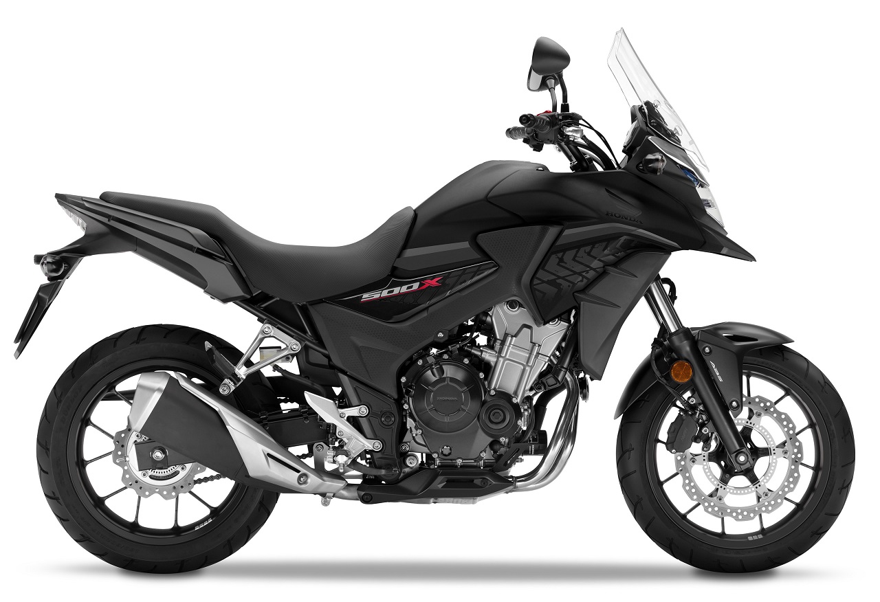 2018 Honda CB500X Black press right side