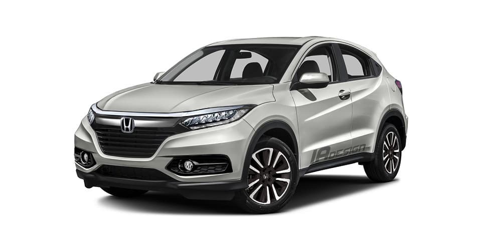 18 Honda Hr V Facelift Rendered Based On Spy Shot