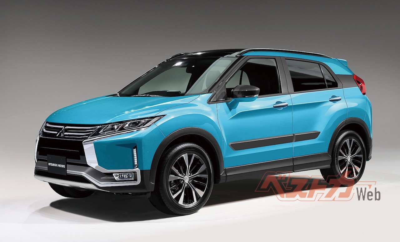 Next-gen Mitsubishi RVR B-segment SUV Rendered