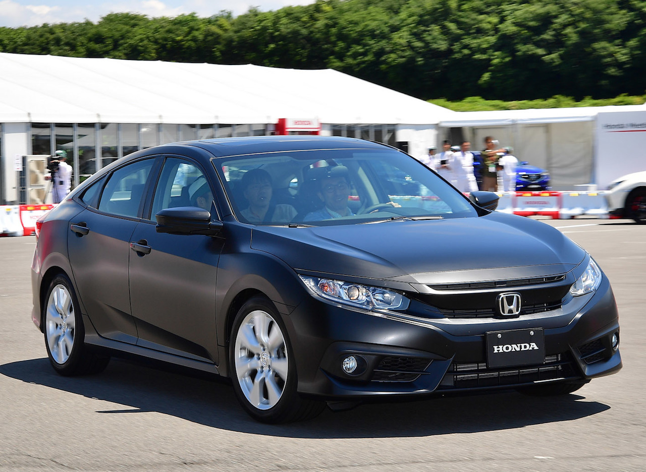 Honda Civic prototype front three quarters