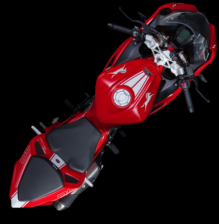 TVS Apache RR 310 top view