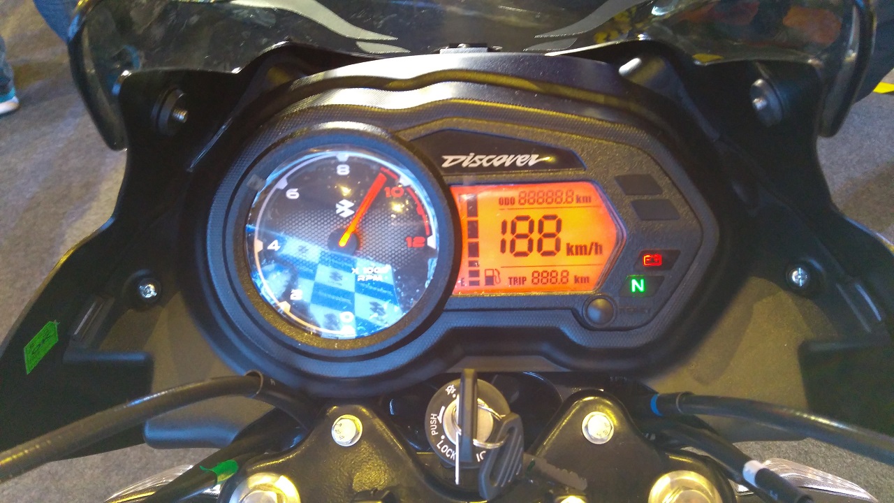 2018 Bajaj Discover 110 launch instrument cluster