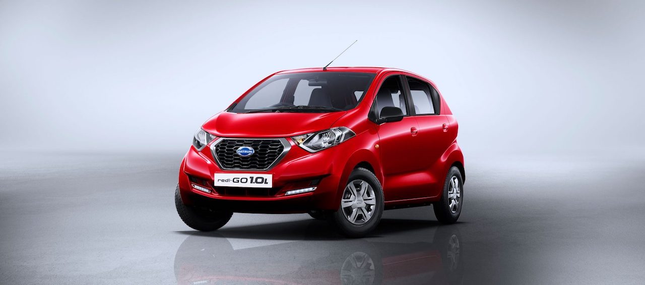 Datsun redi-GO AMT front three quarters left side