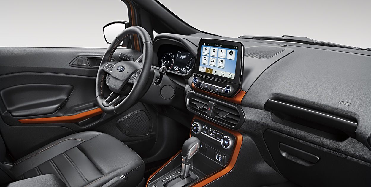 Ford EcoSport Storm dashboard side view