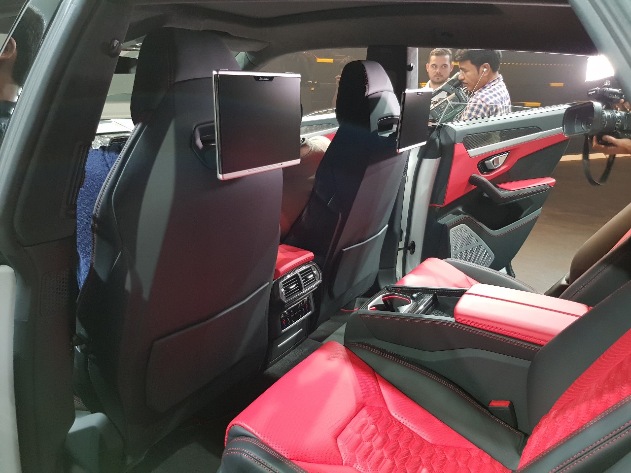 Lamborghini Urus rear-seat entertainment system India launch