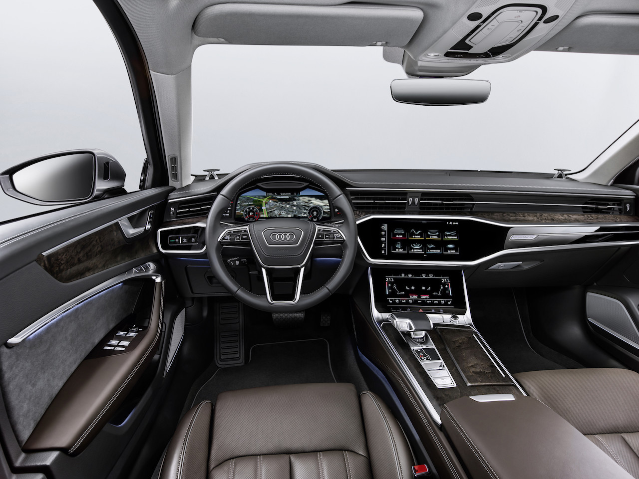 2018 Audi A6 interior dashboard