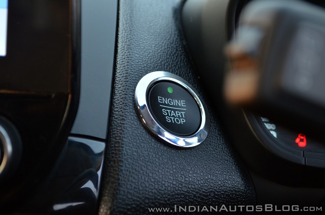 Ford EcoSport Petrol AT review startstop button