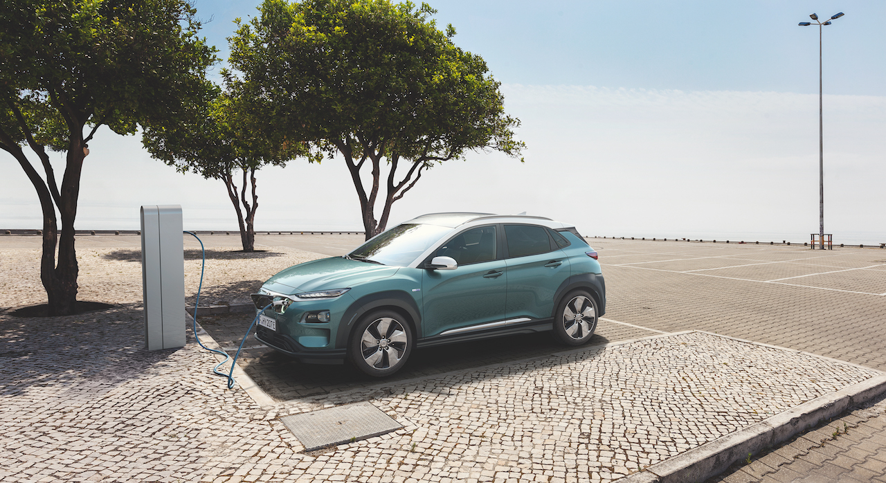 Hyundai Kona Electric charging