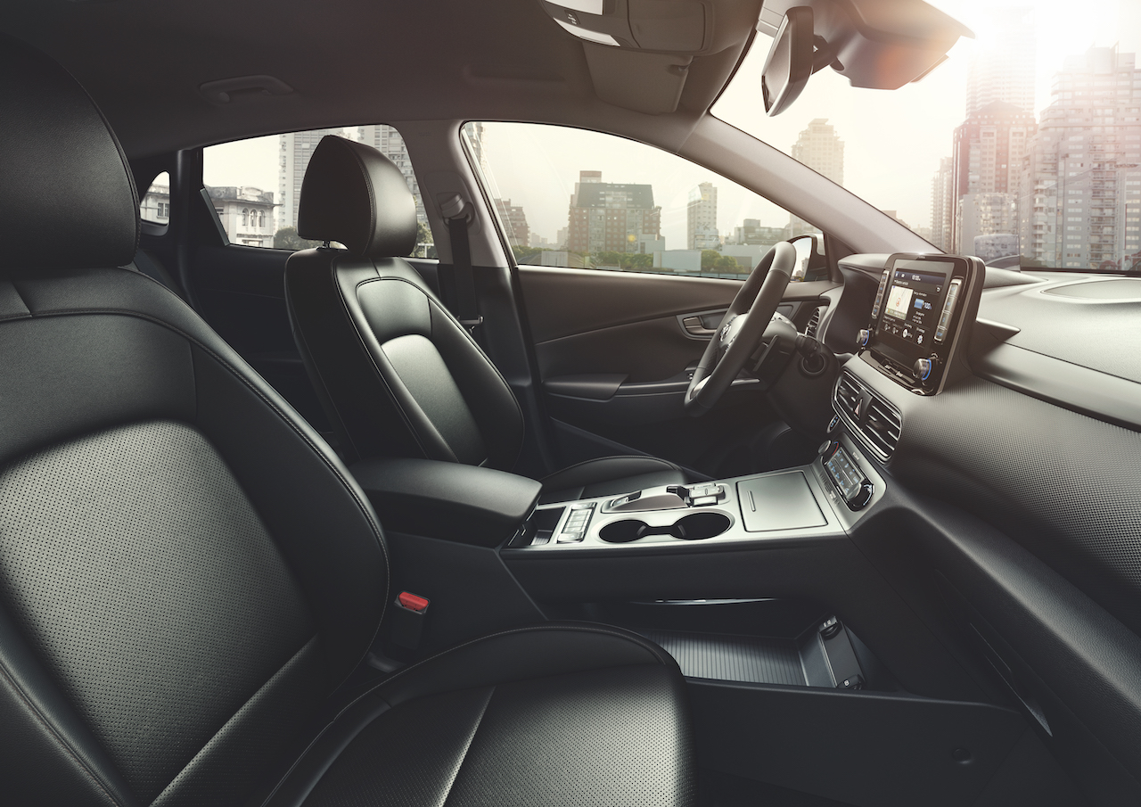 Hyundai Kona Electric front seats