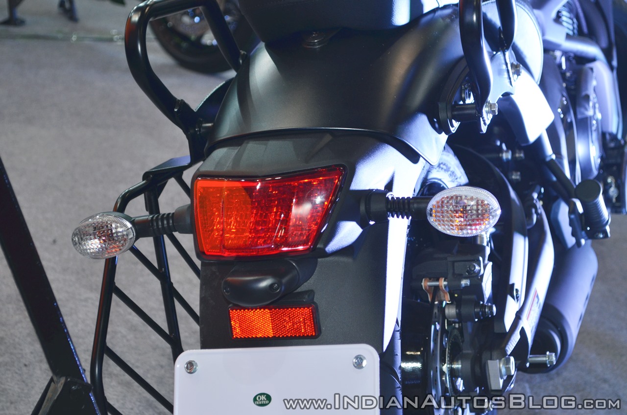 Kawasaki Vulcan S tail light at 2018 Auto Expo