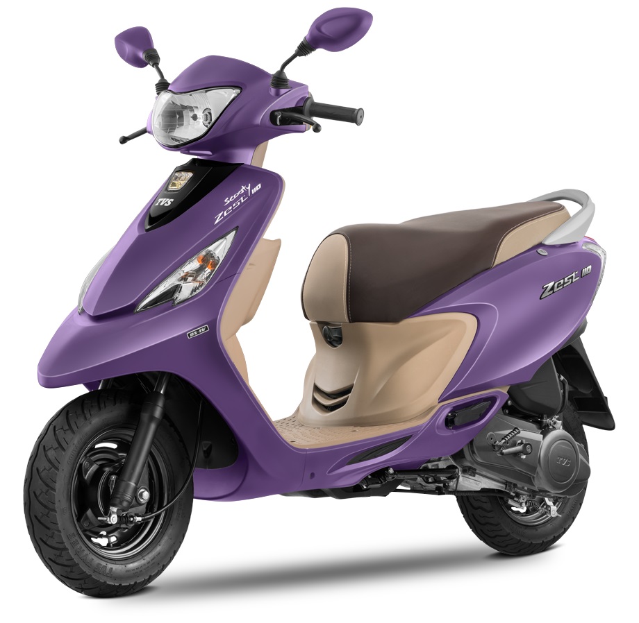 TVS Scooty Zest 110 Matte Purple colour variant introduced