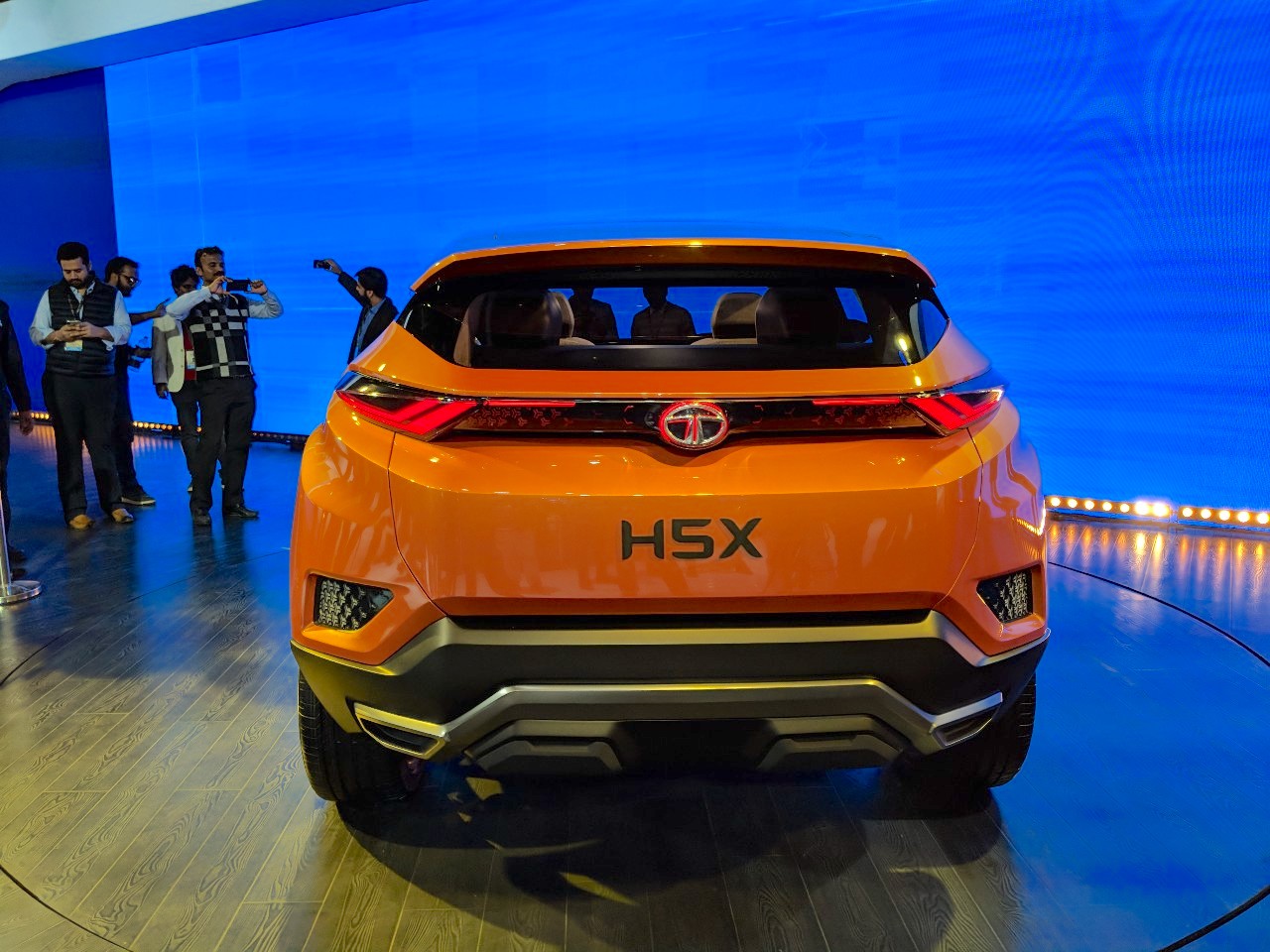 Tata H5X concept rear at Auto Expo 2018