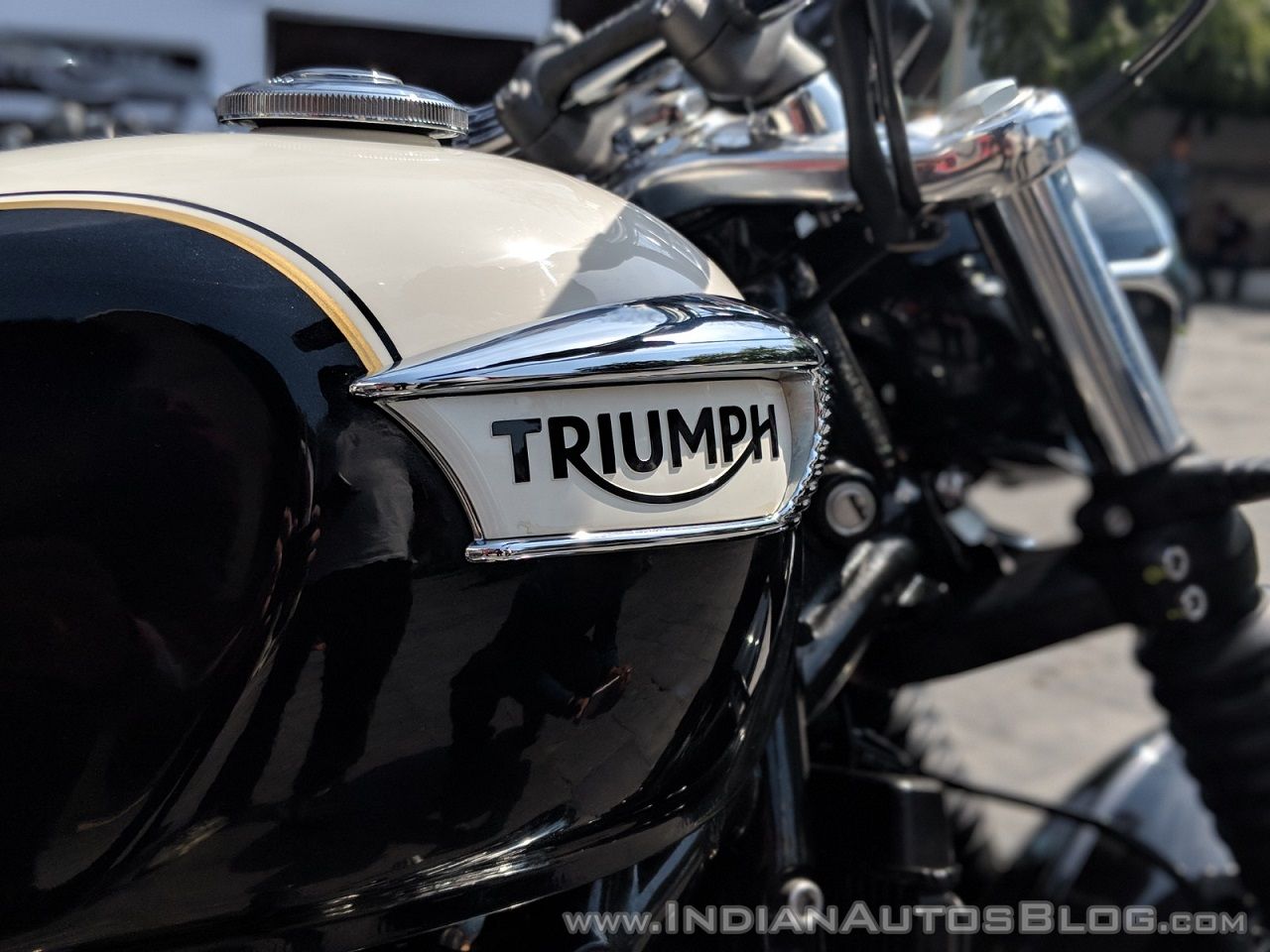 Triumph Bonneville Speedmaster India launch logo