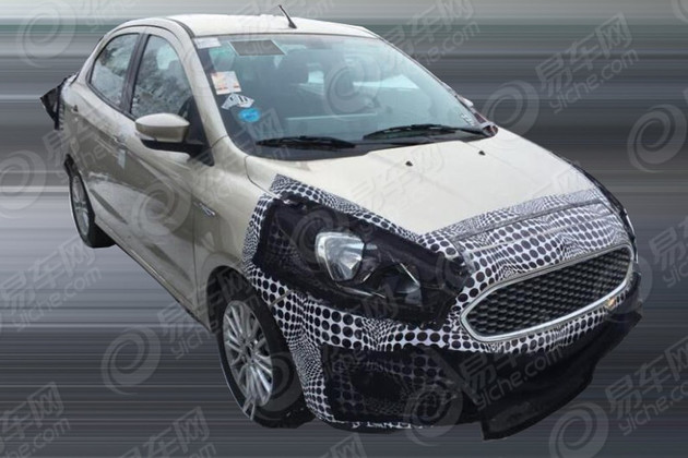 2018 Ford Aspire Facelift Spied In China Interior Exposed