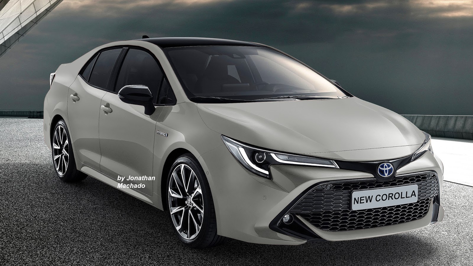 Next-gen 2019 Toyota Corolla Altis (2019 Toyota Corolla Sedan) imagined