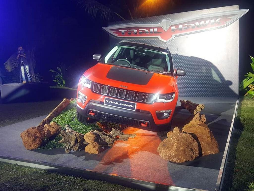 Jeep Compass Trailhawk front India