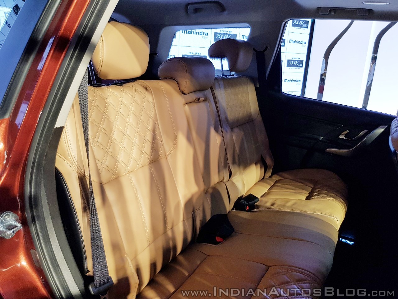 2018 Mahindra XUV500 facelift rear seats