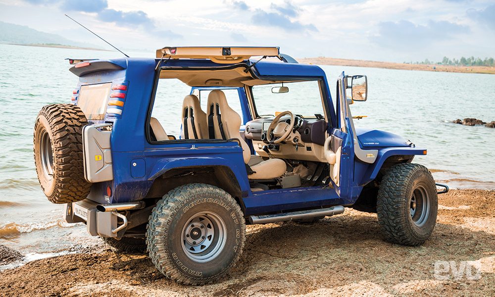 Mahindra Thar Wanderlust rear three quarters