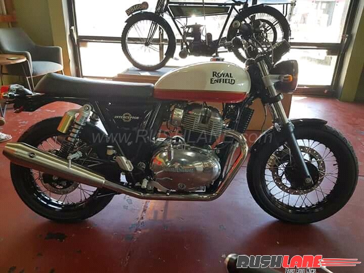 Royal Enfield Interceptor INT 650 new colour at AU dealer 