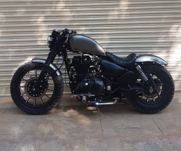 Royal enfield on sale thunderbird modified