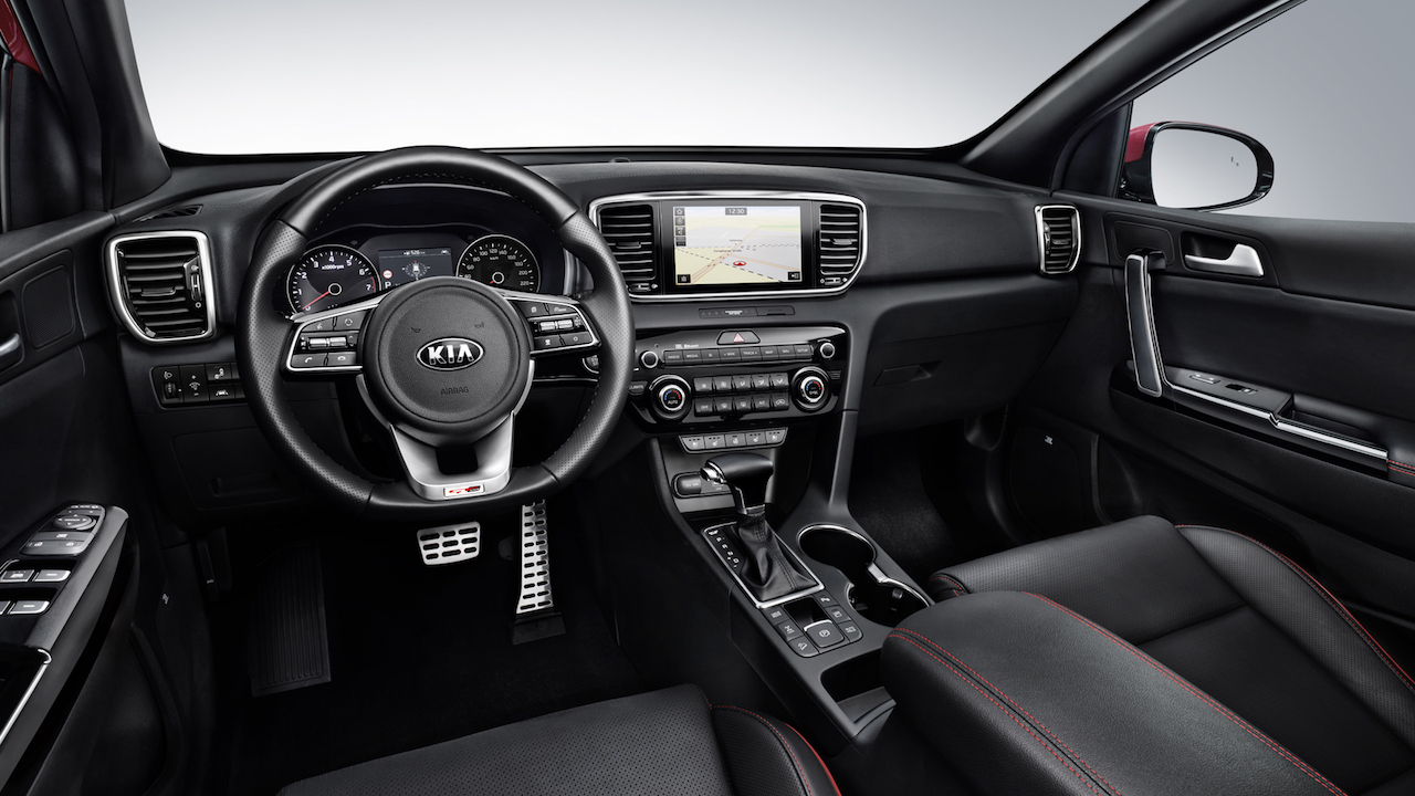 2018 Kia Sportage (facelift) interior dashboard