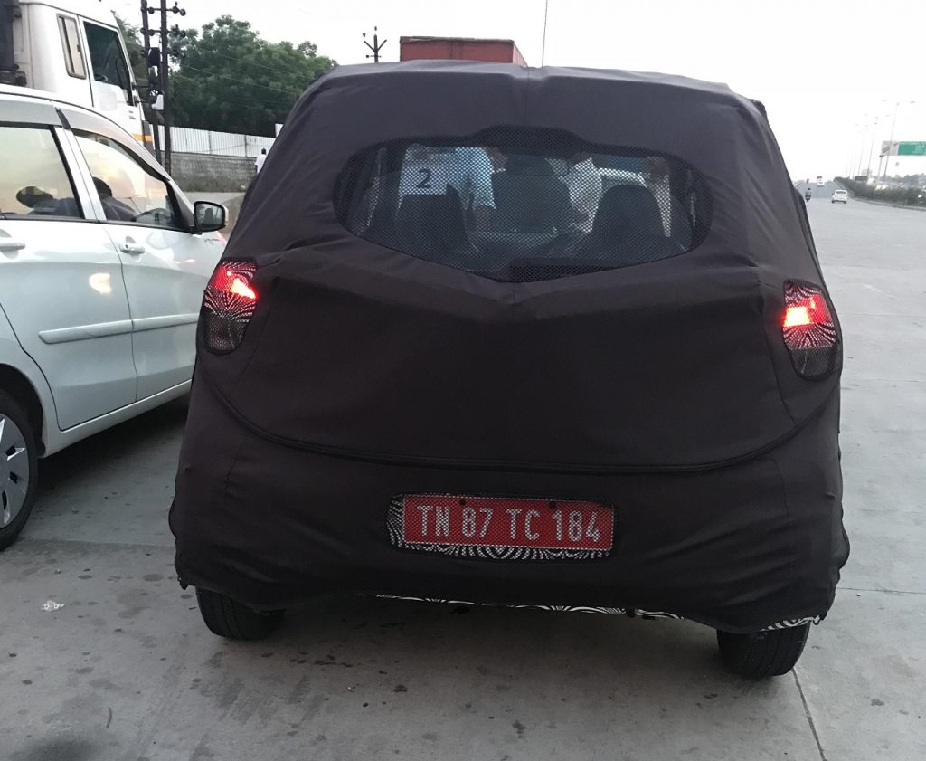 New Hyundai Santro (Hyundai AH2) spotted up close