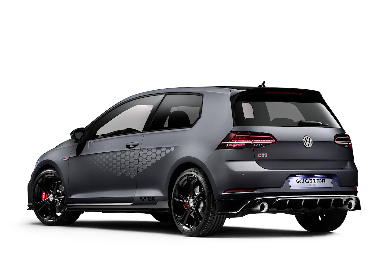 VW Golf GTI TCR Concept rear three quarters