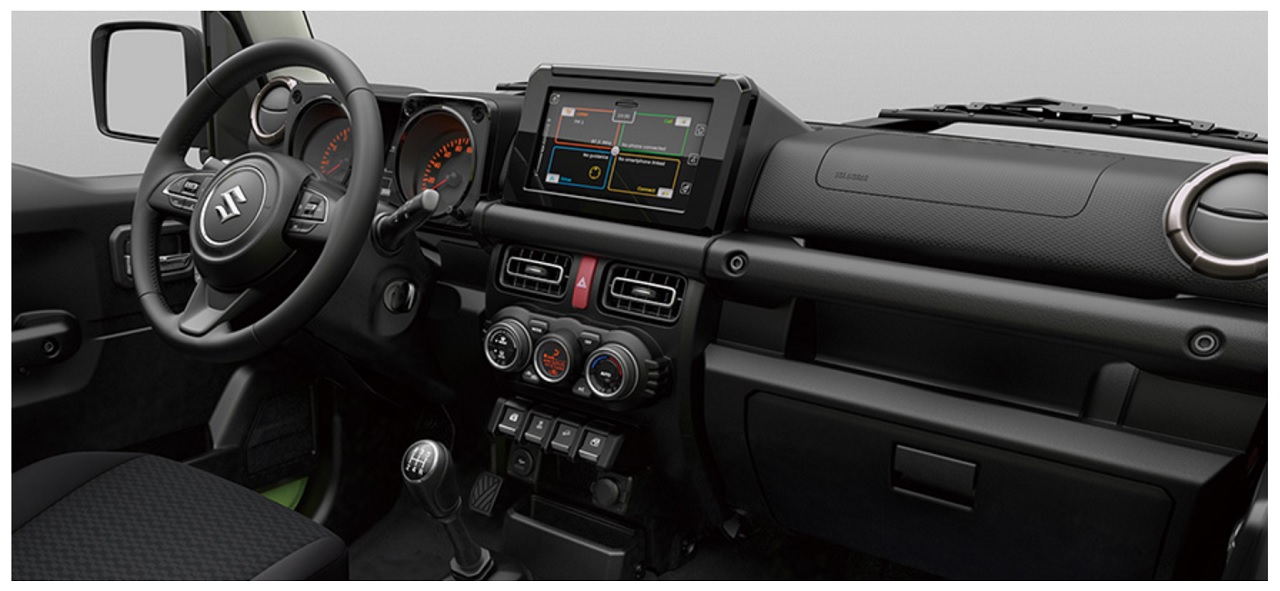 All-new 2019 Suzuki Jimny interior