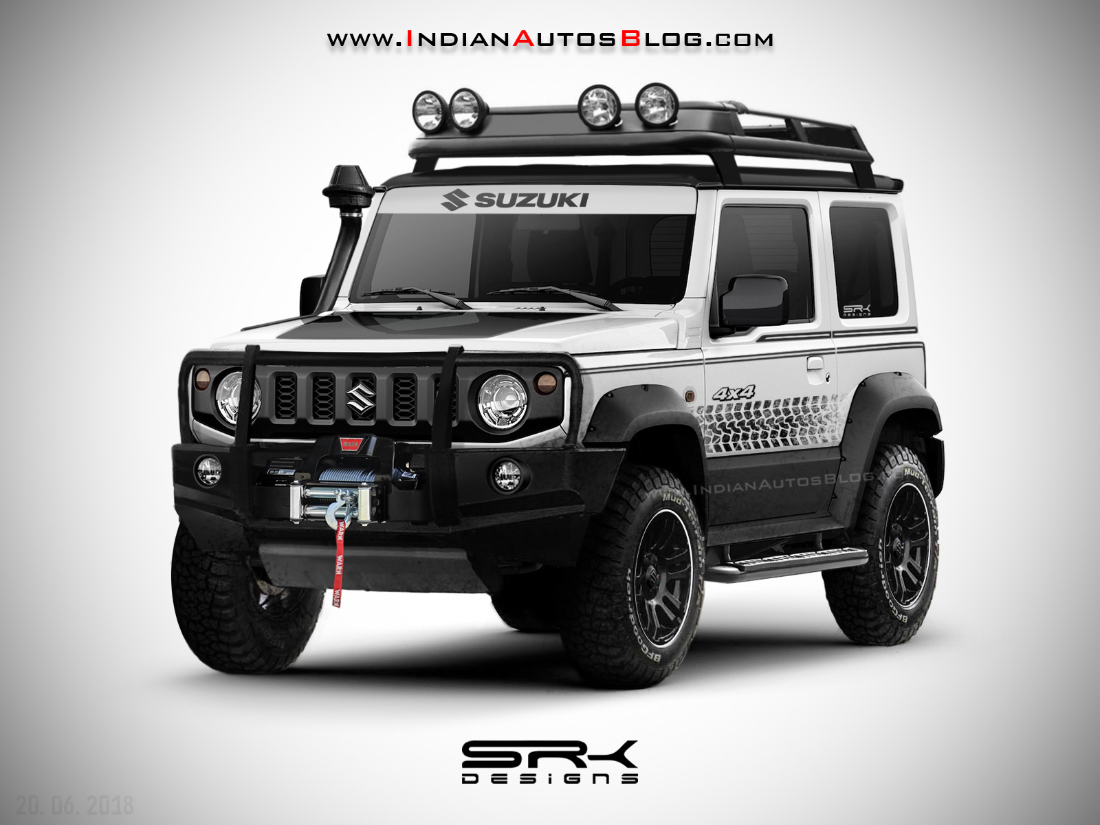 New 2019 Suzuki  Jimny off  road  spec IAB Rendering