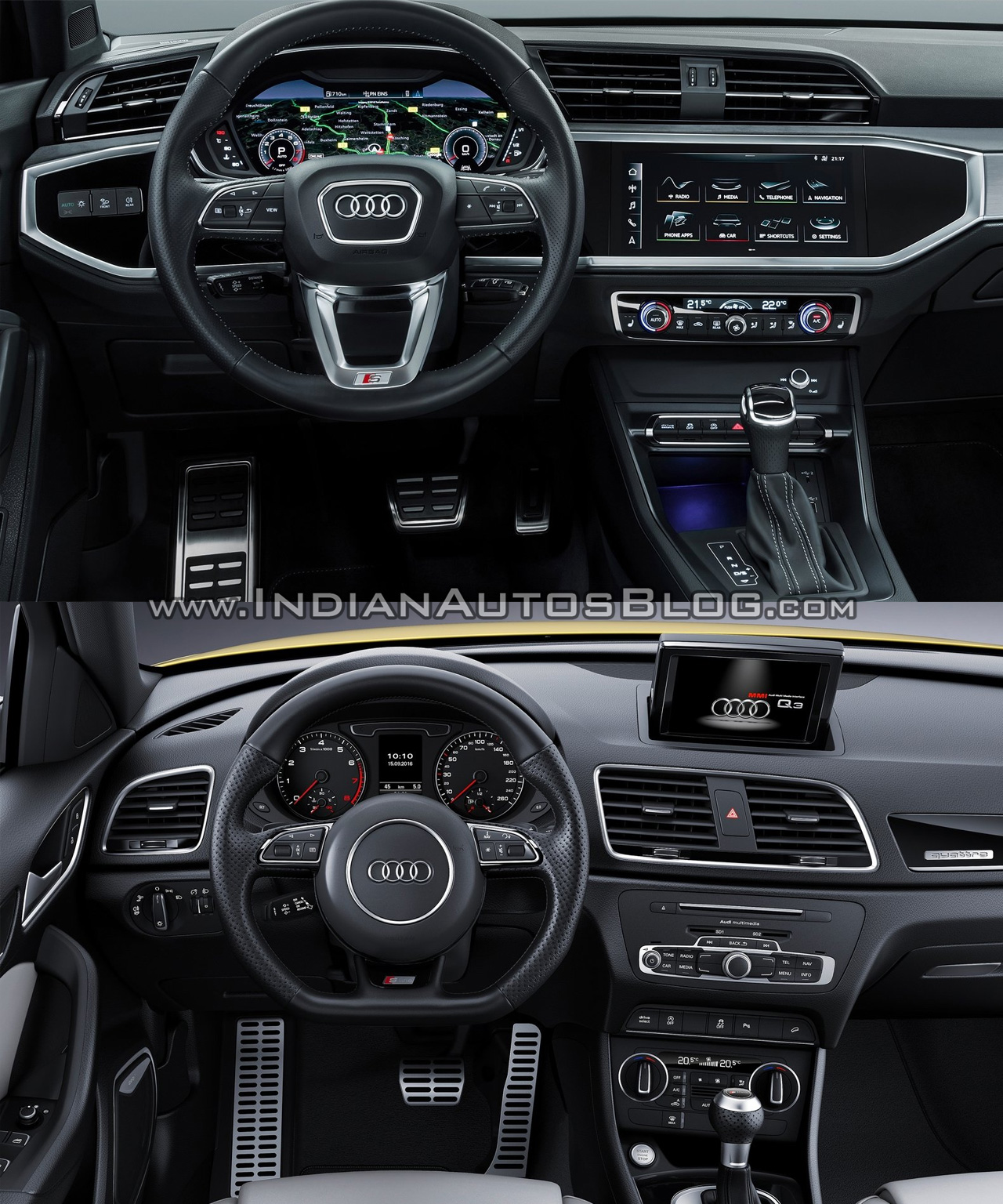 2019 Audi Q3 vs Older model interior