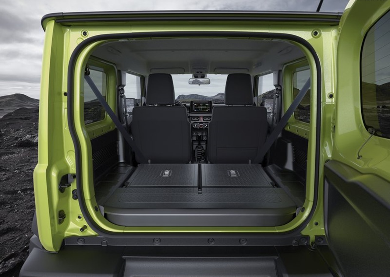 2019 Suzuki Jimny rear space