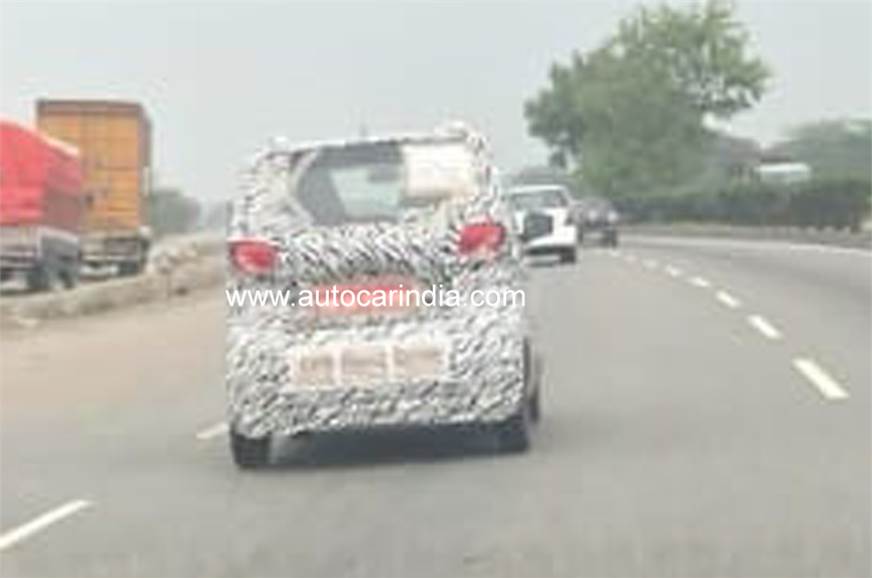 Baojun E100 rear spy shot India
