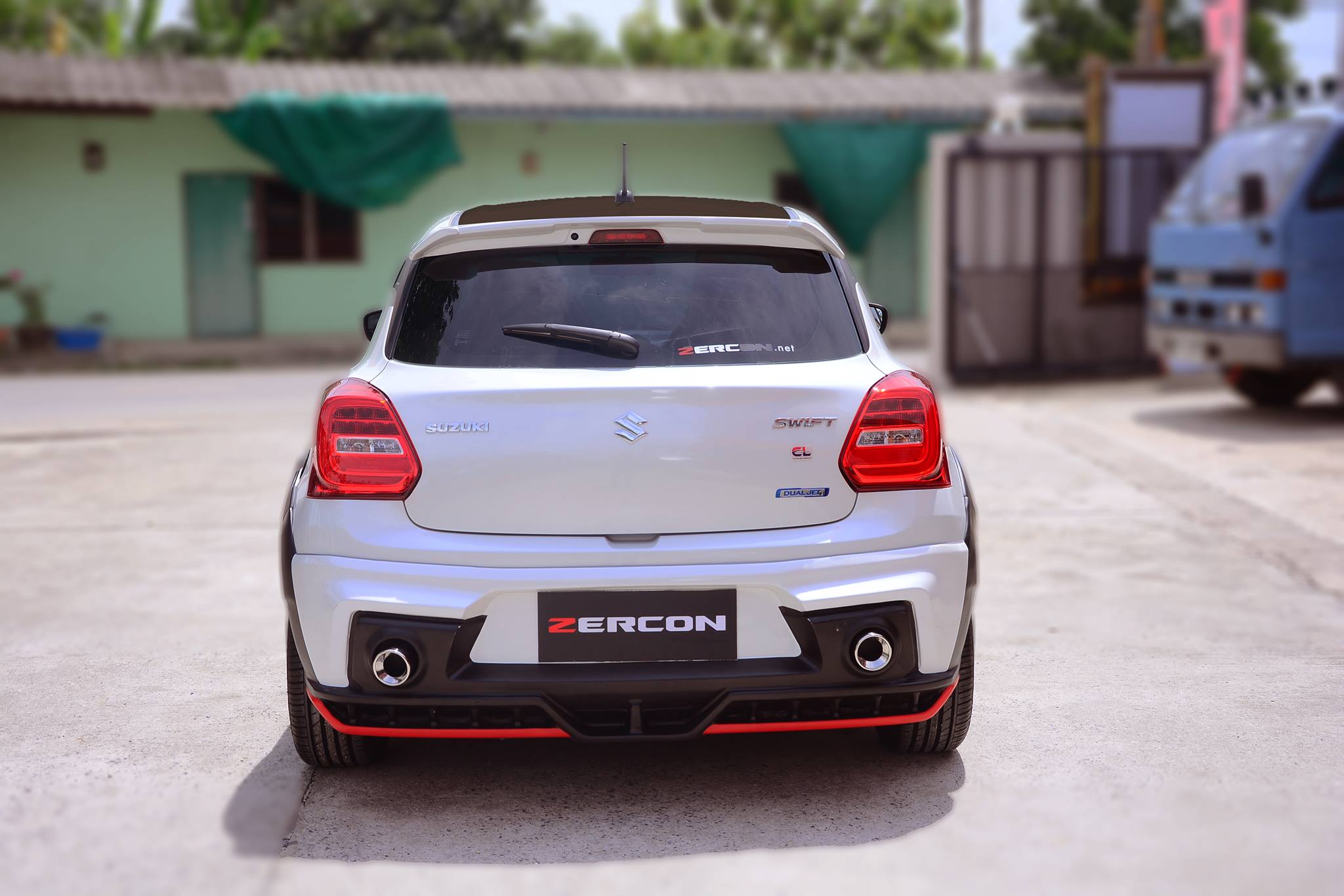 Custom 2018 Suzuki Swift with Zercon body kit rear