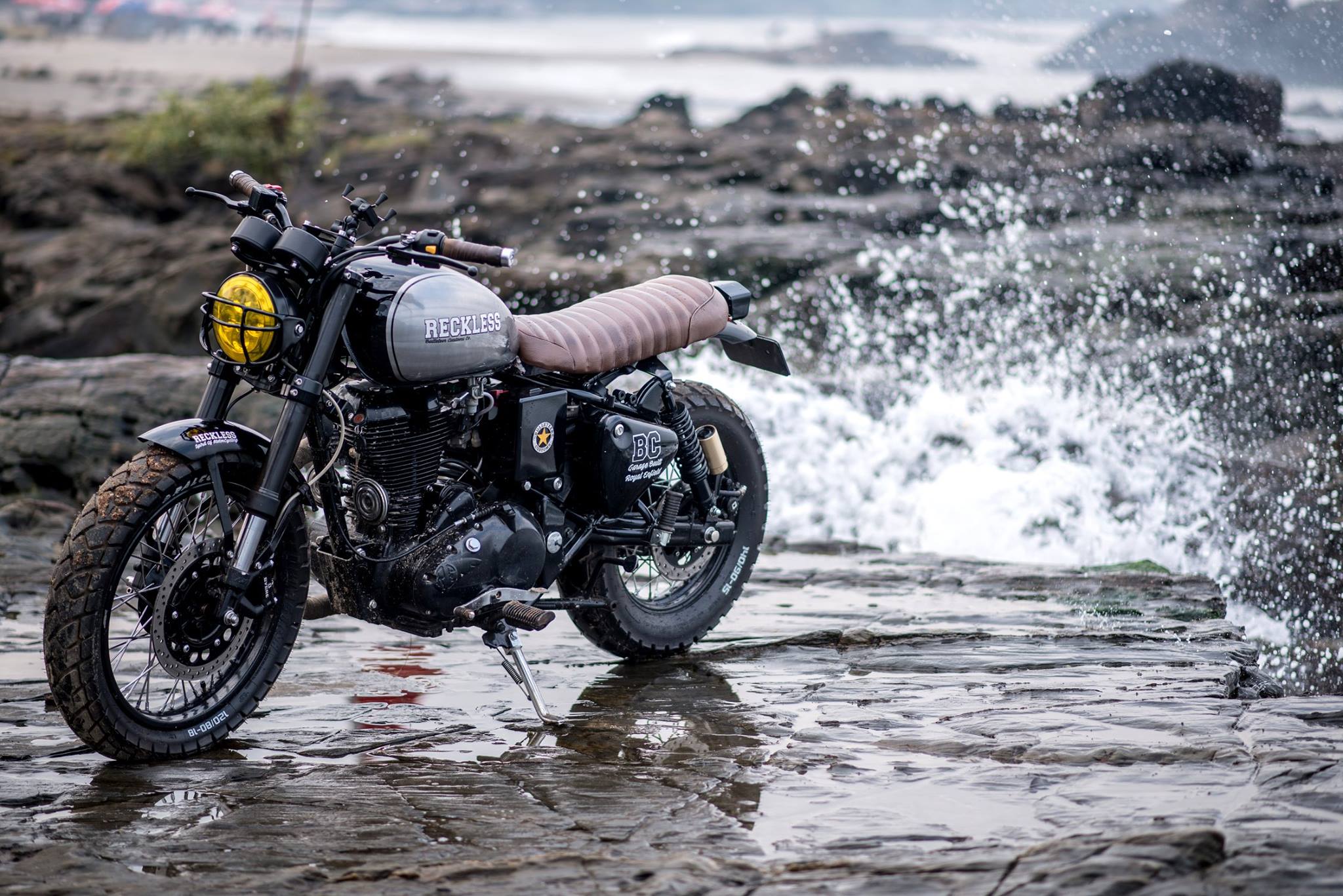 Modified Royal Enfield Classic 500 Scrambler By Bulleteer Customs