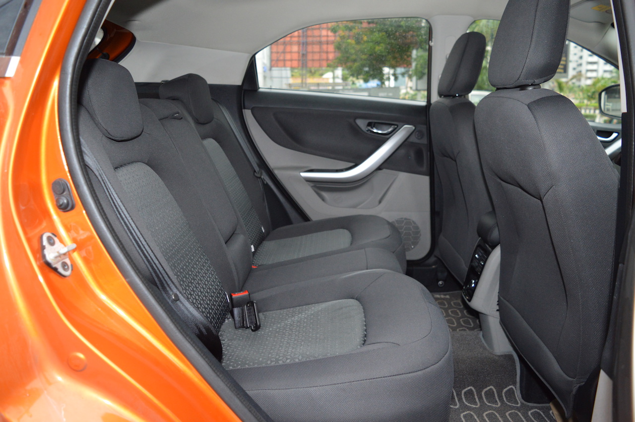 Tata Nexon AMT rear seats
