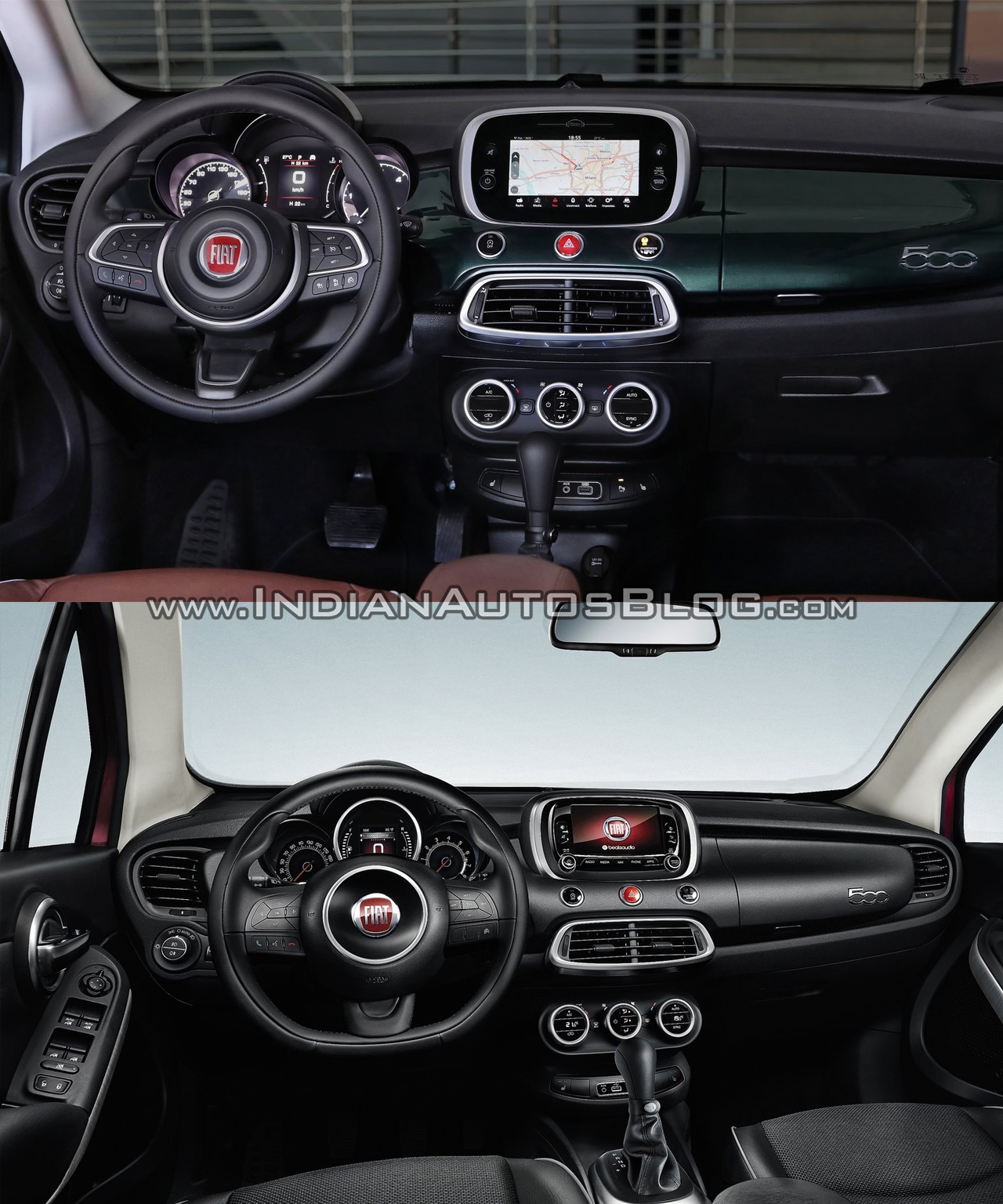 2019 fiat 500x vs 2015 fiat 500x interior 33e8