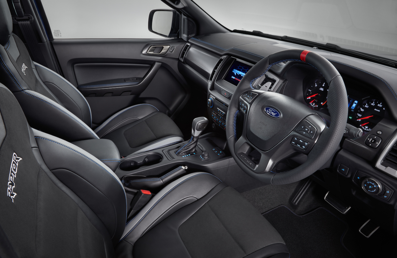 Ford Ranger Raptor interior