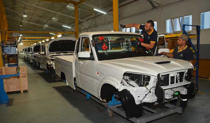 New Mahindra Scorpio Pik-Up Tunisia at plant