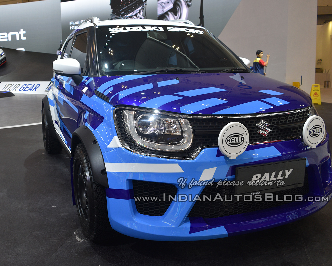 Maruti Ignis based Suzuki Ignis Rally Concept showcased at 