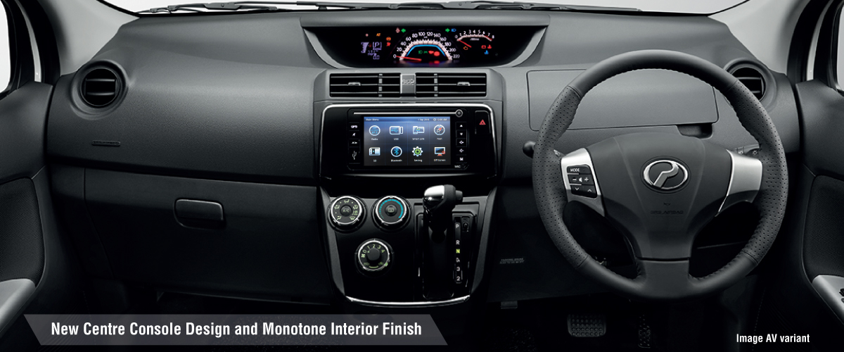 New Perodua Alza Facelift Interior Dashboard