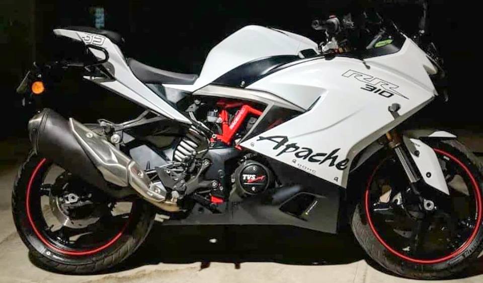 Check Out This Custom White Tvs Apache Rr310