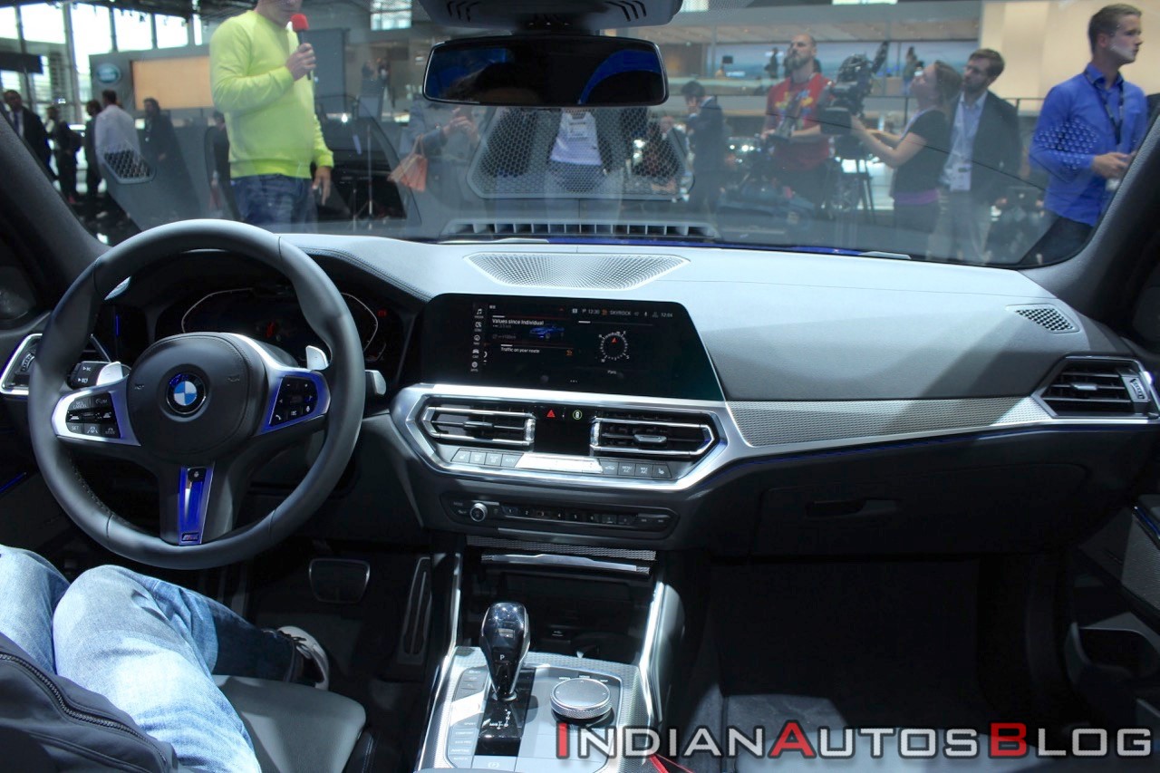 2019 Bmw 3 Series Blue Interior Dashboard At 2018