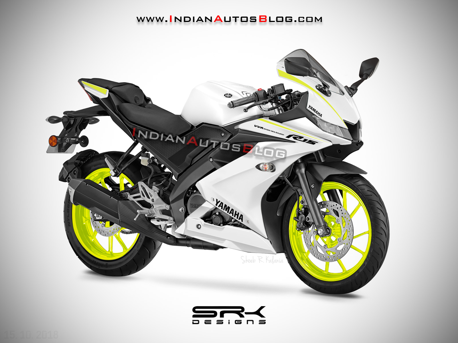 yamaha r15 wallpapers white